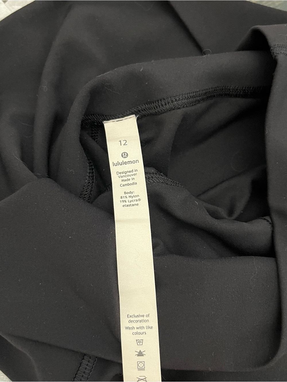 lululemon ' Black capri Leggings - Picture 6 of 6